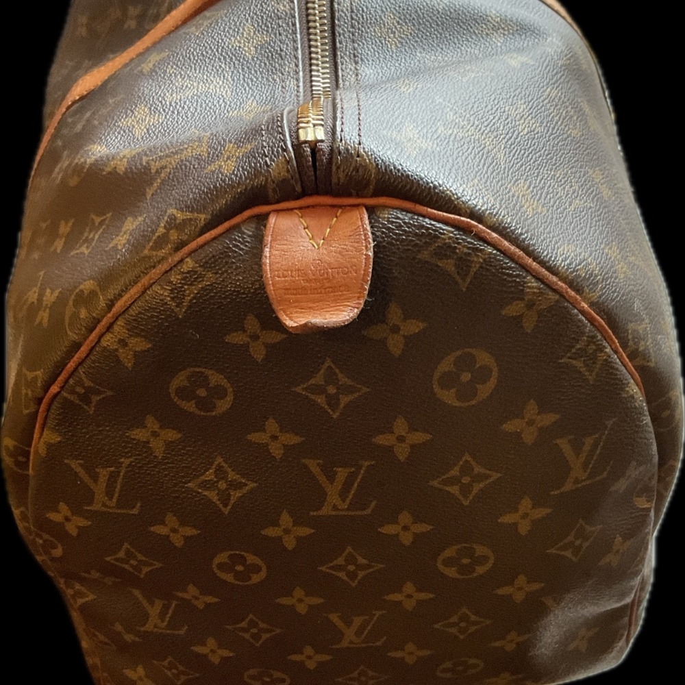 LOUIS VUITTON Monogram Canvas Keepall 55 M1884 Authentic Vintage - Picture 12 of 14